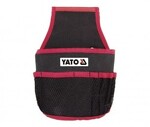 YATO YT-7416 Nářadí Nylonová hluboká kapsa pro zavěšení na pas. Slouží k přenášení a držení dlouhých hřebíků a šroubů, jakož i drobných nástrojů, bitů, vrtaček, šroubováků atd. Švy jsou vyztuženy dalšími lemy a