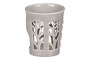 ARK3520-GREY - Aroma lampa, motiv strom života, šedivá barva, porcelán.