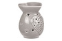 ARK3521-GREY - Aroma lampa, tvar srdíčka, šedivá barva, porcelán.